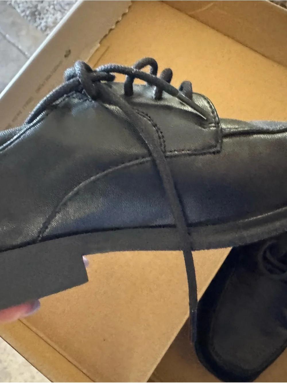 Kenneth Cole Reaction Kid Flyer Black Dress Shoe