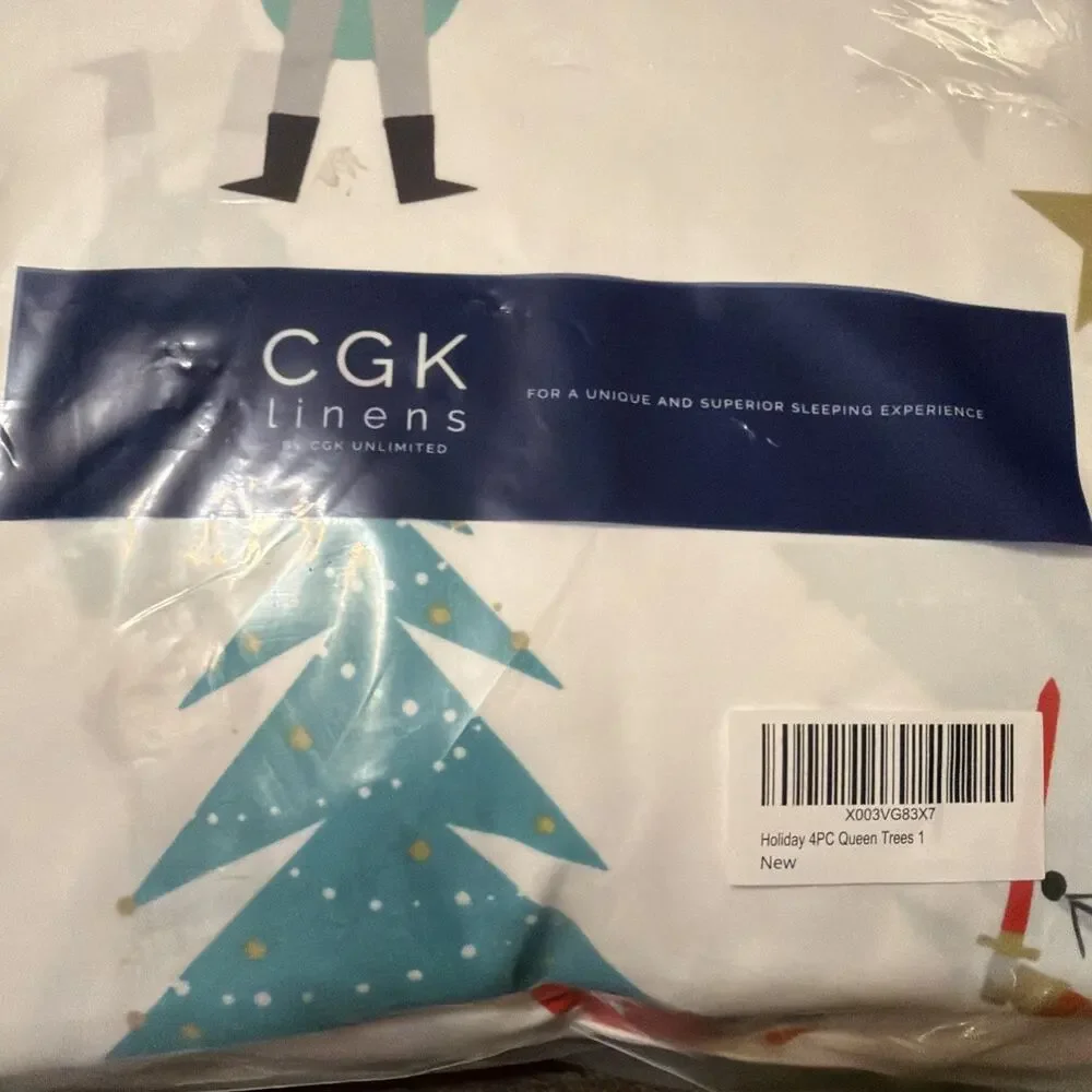 CGK Linens queen christmas