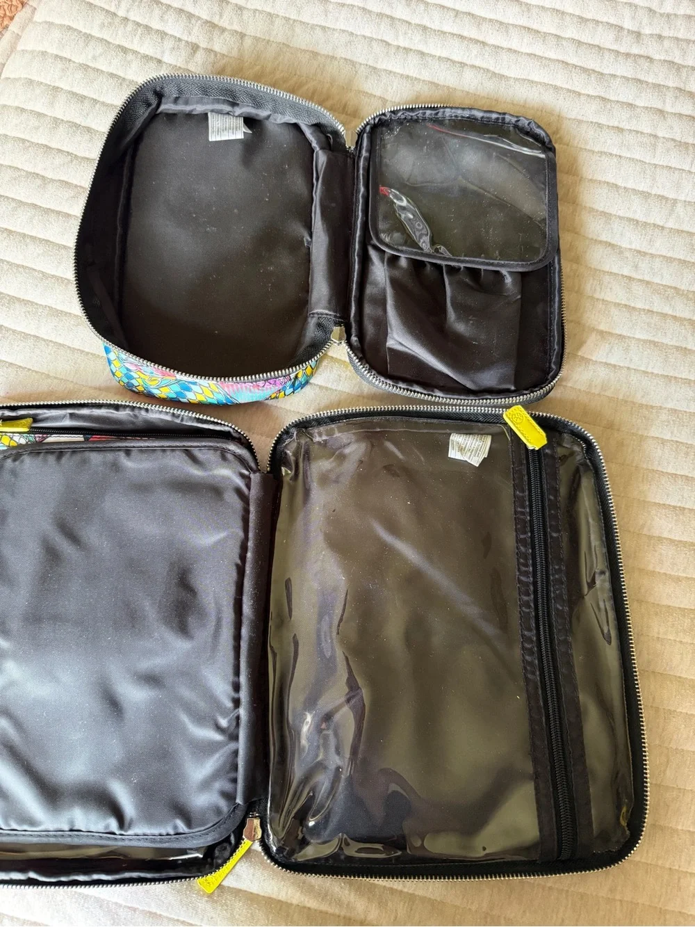 Sonia Kashuk Multicolor Snake-Print 2-Piece Cosmetic Bag Set