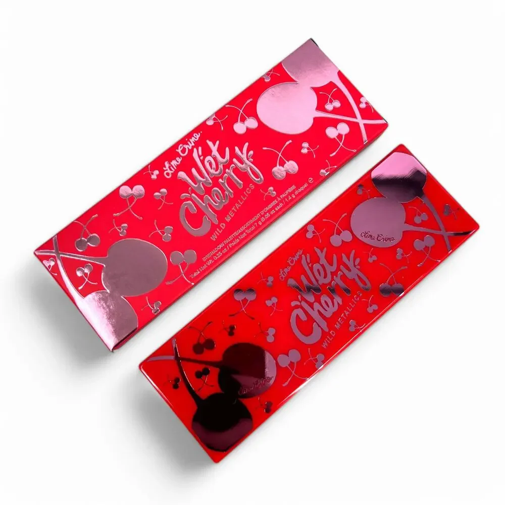 Lime Crime Wet Cherry Wild Metallics Eyeshadow Palette Eye Shadow