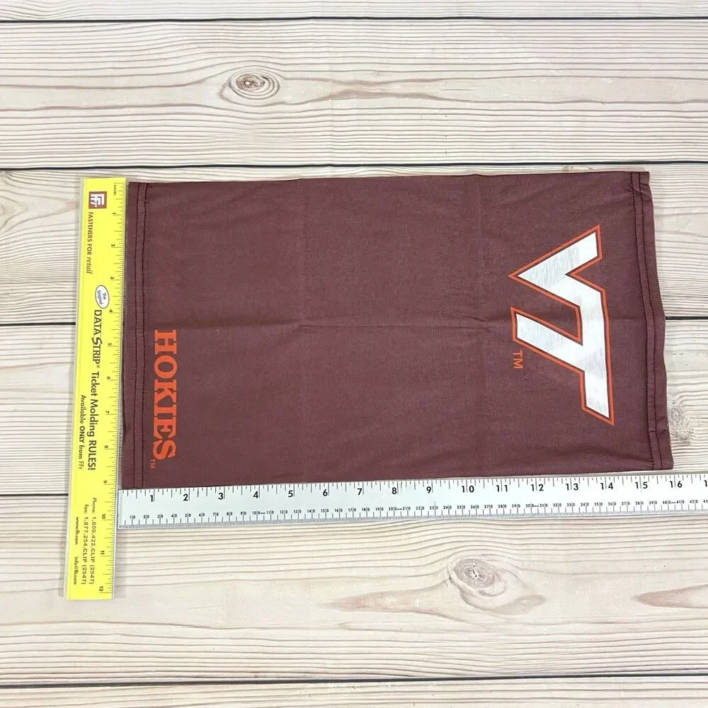 Virginia Tech Hokies Gaiter Big Logo Maroon Scarf Balaclava Neck Cover Face Mask