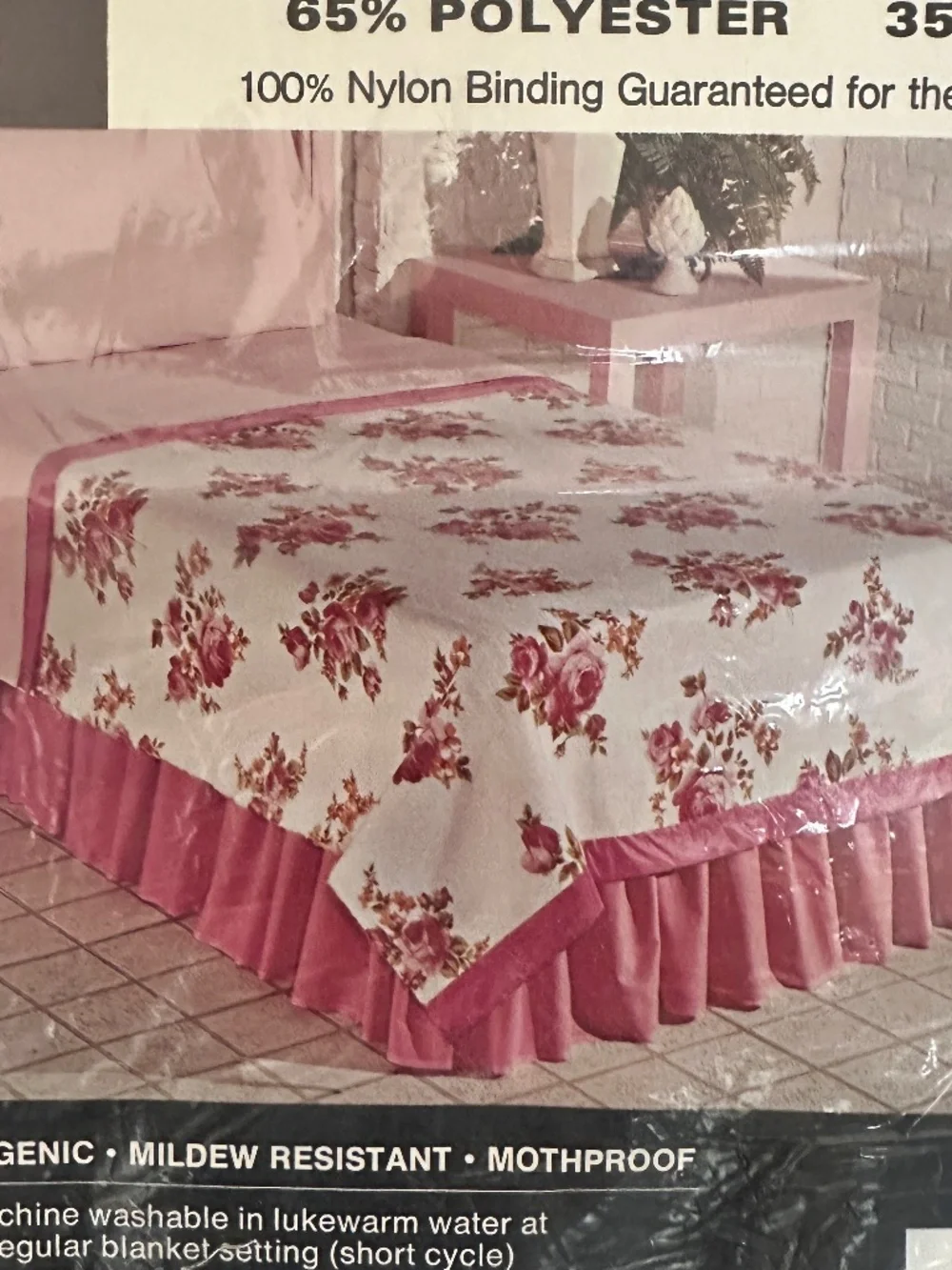 NEW Vintage Bibb Blanket 66