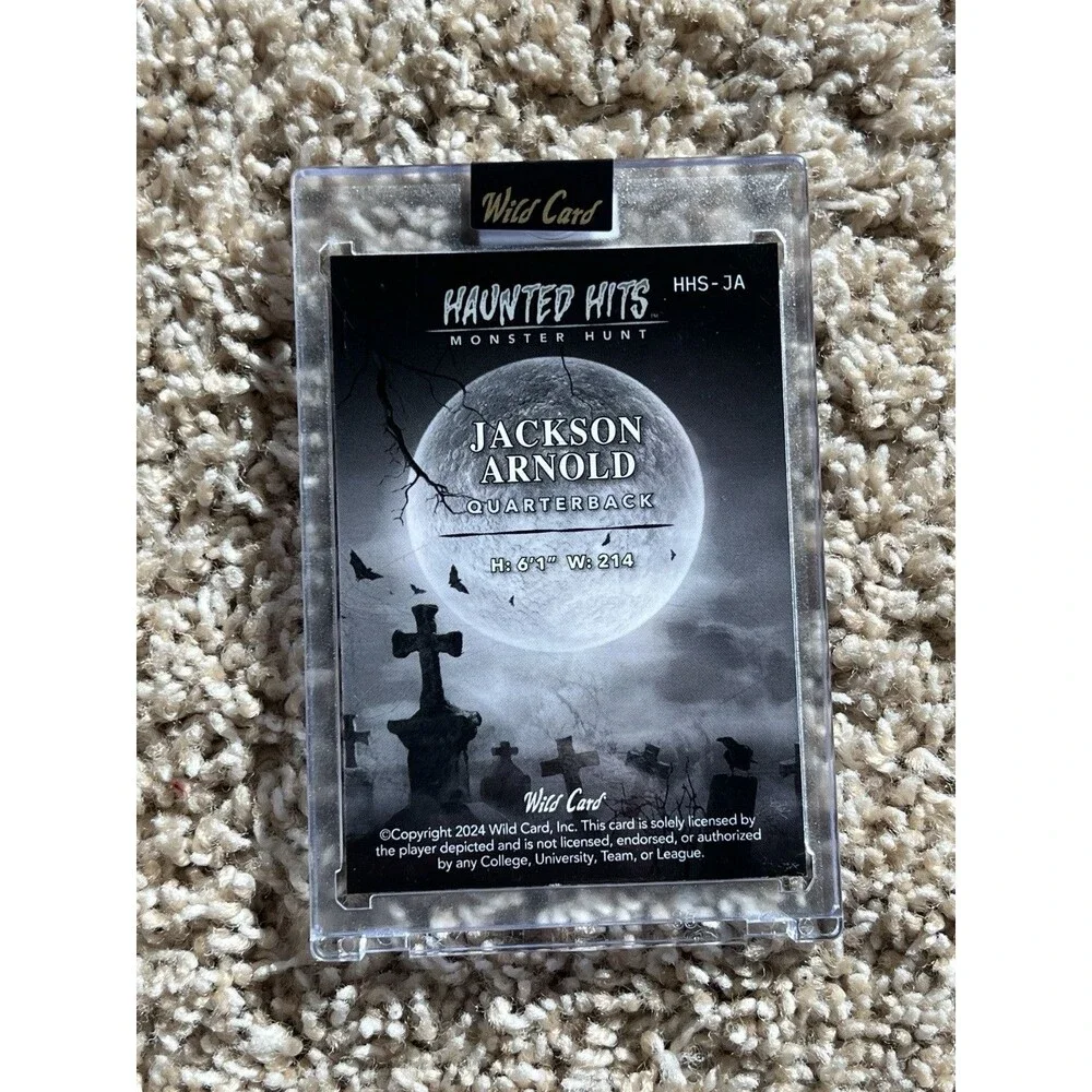 Jackson Arnold 2024 Wild Card Haunted Hits Monster Hunt 2/3 Scarecrow