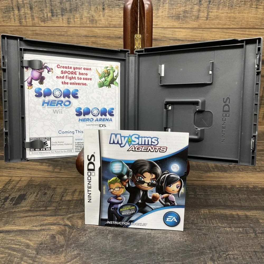 My Sims Agents‎ (Nintendo DS, 2009) Case And Manual ONLY