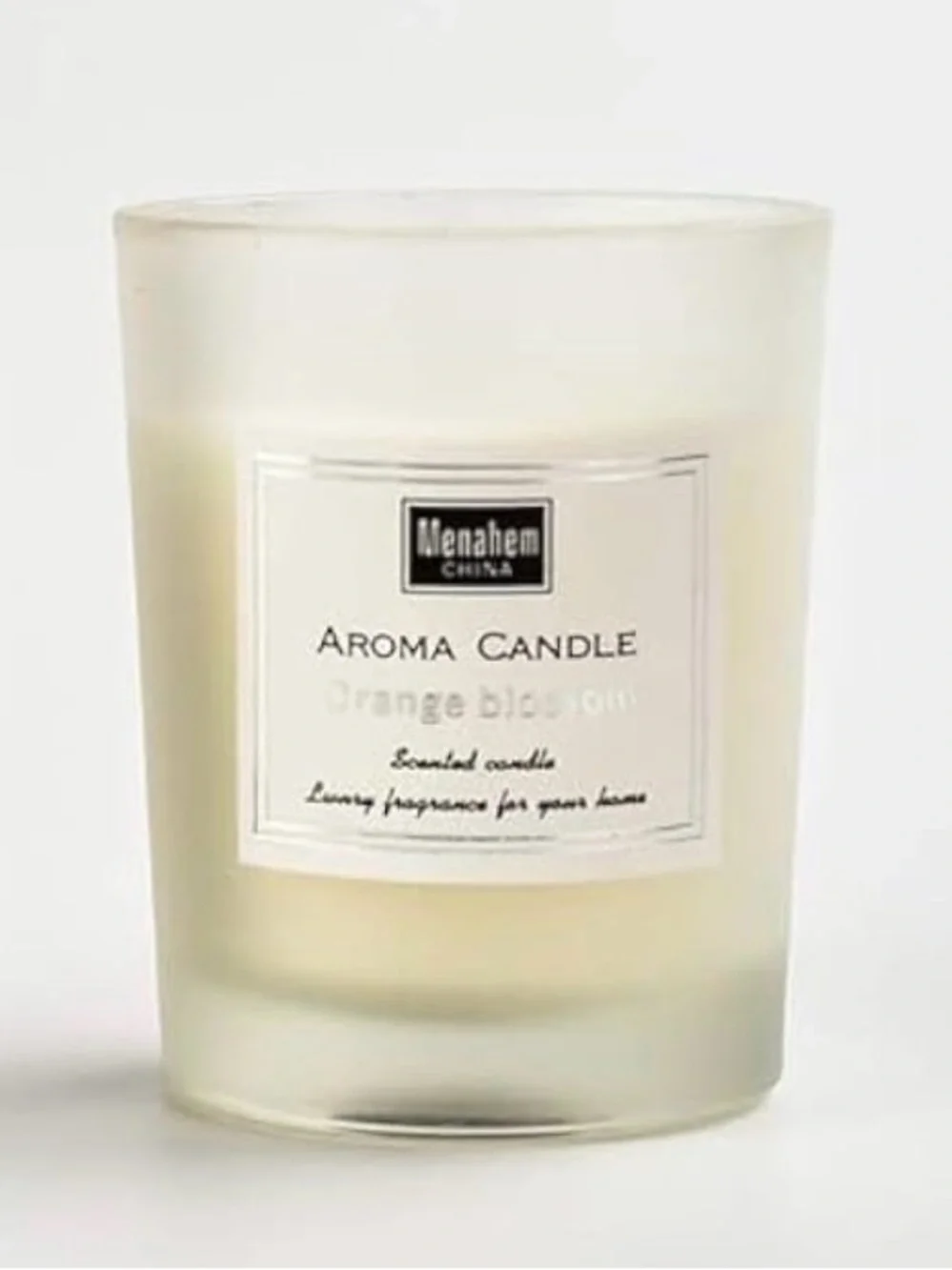 NEW Menahem Natural Soy Aroma Therapy Candle - Wild Bluebell