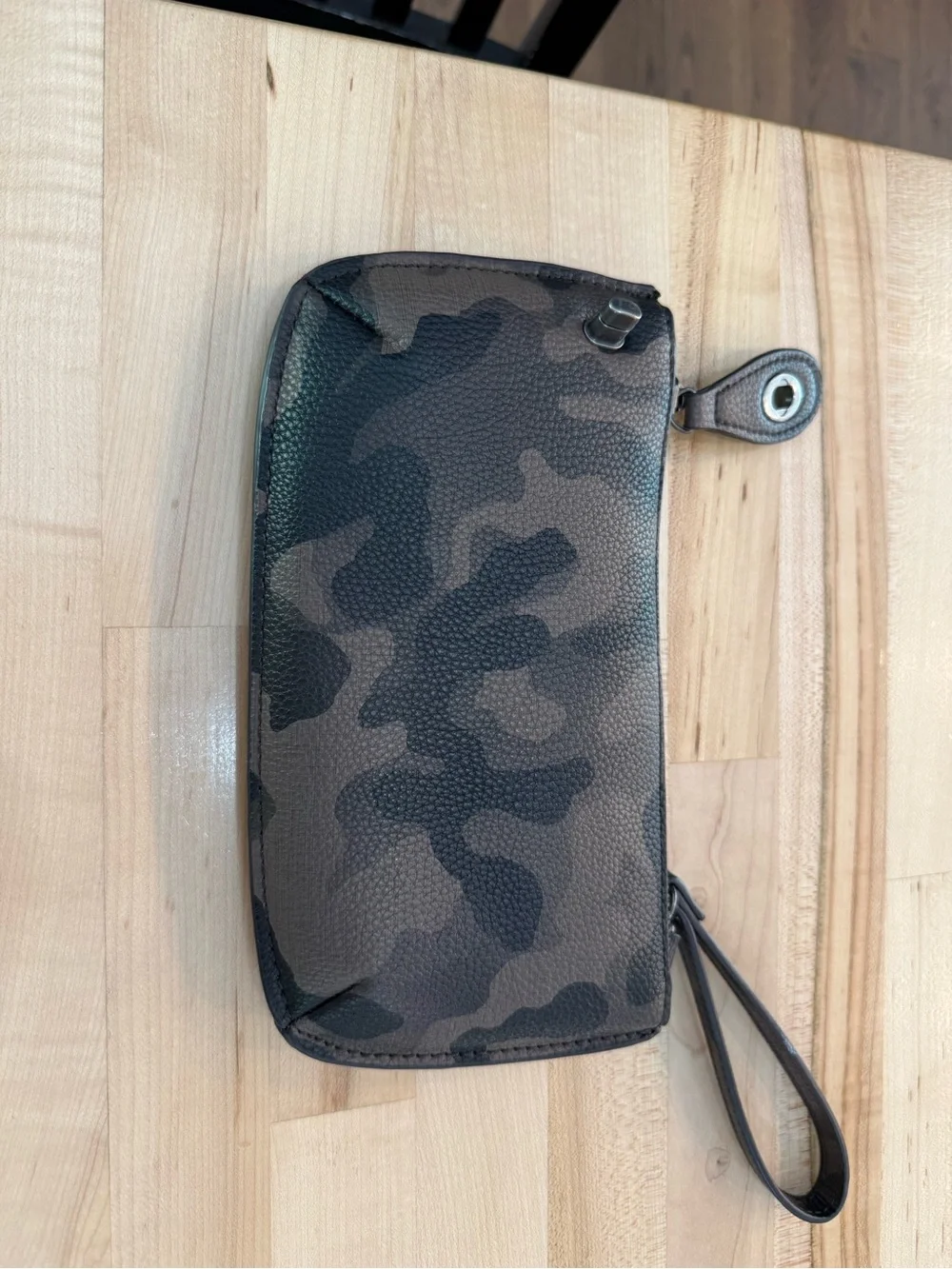 Super cute Brown Camo Leather Crossbody Belt Bag