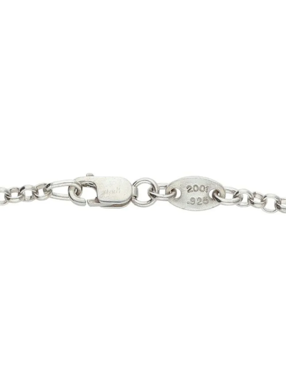 Chrome Hearts Roll Chain Silver Necklace