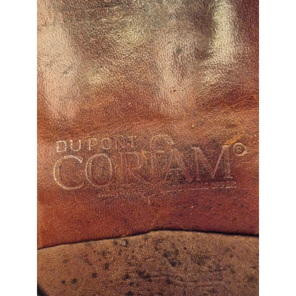 Vintage DuPont Corfam‎ Dark Brown Wingtip Oxford Shell Dress Shoes Mens Sz 11 A
