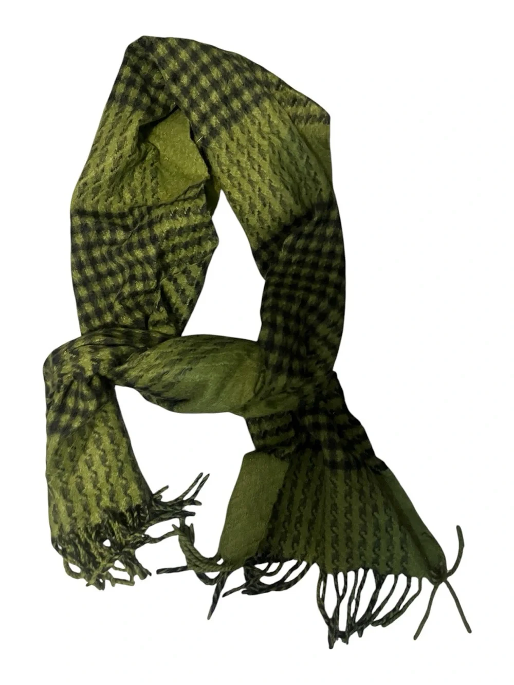 Black/Green Cashmere Scarf