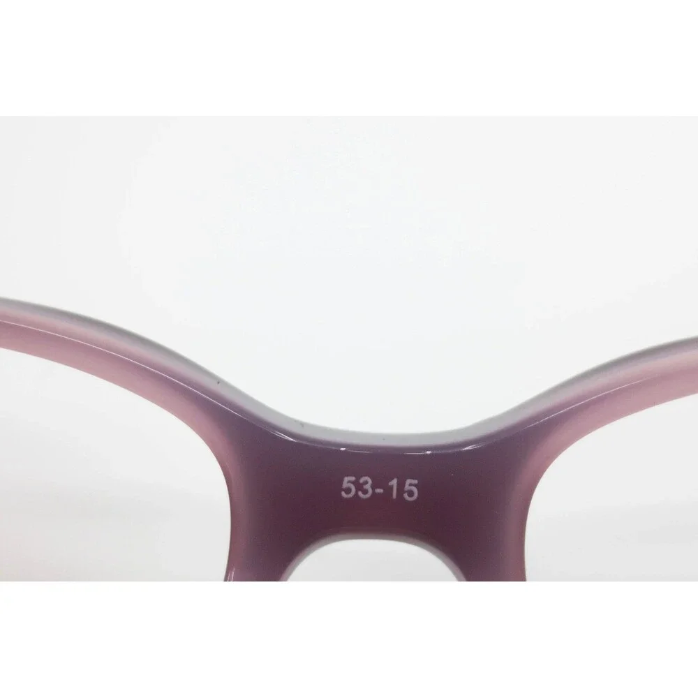 Chelsea Morgan CM 4008 BK/PK Black Pink Eyeglasses Frames 53-15-140 Leaf Detail