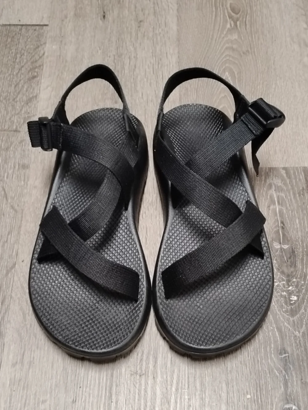 Chaco Black Strappy Sandals