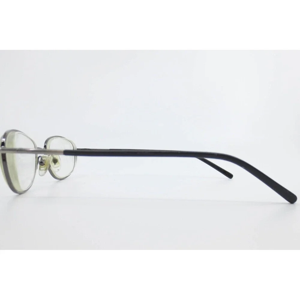 Eye Q SW305 Pewter Oval Metal Eyeglasses Frames 50-18-135 Silver Black