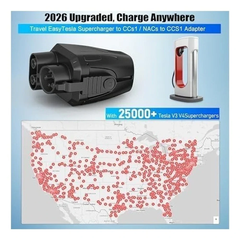 Tesla Supercharger to CCS1‎ Adapter 250kW 500A