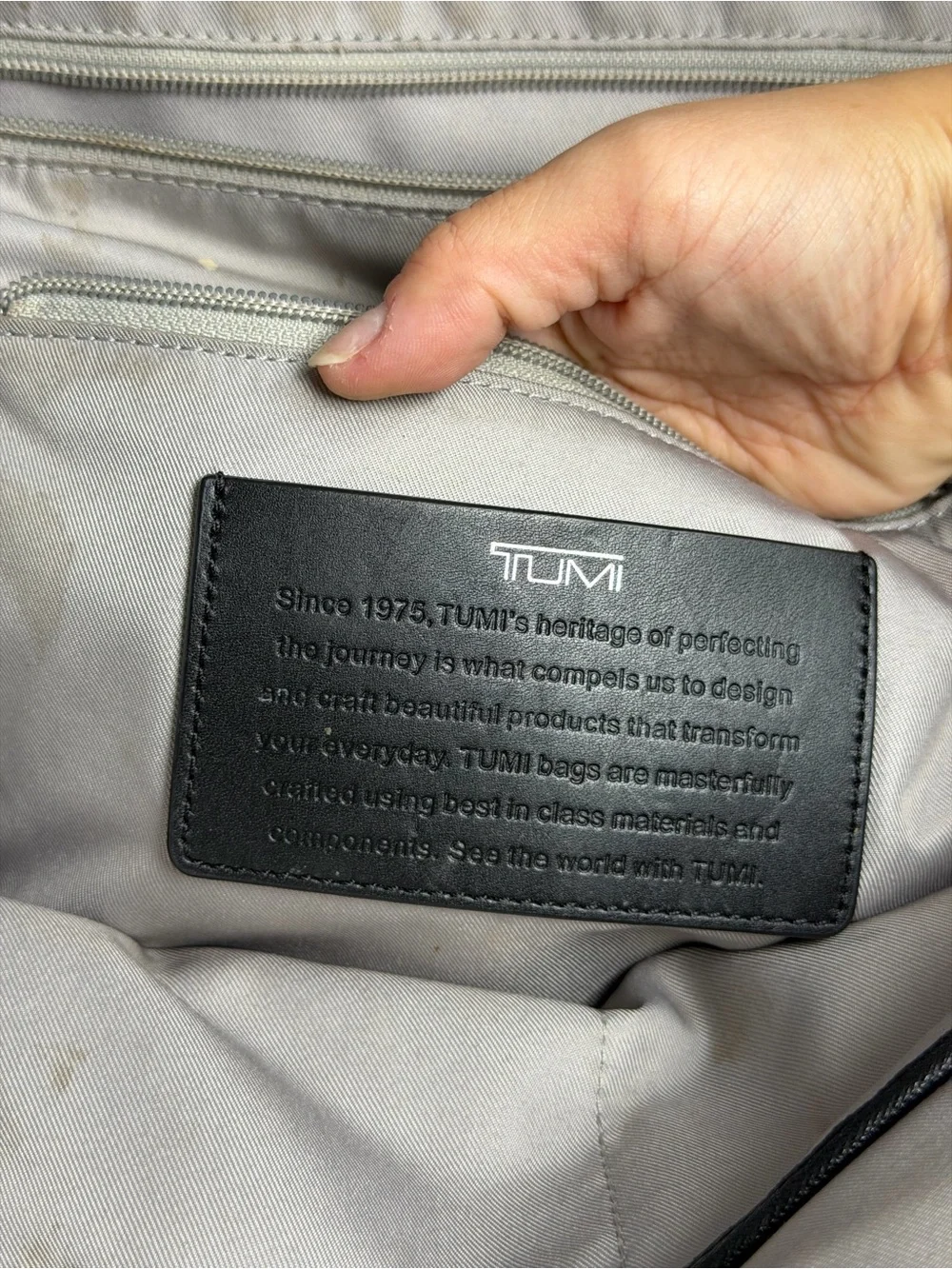 Tumi sleek backpack