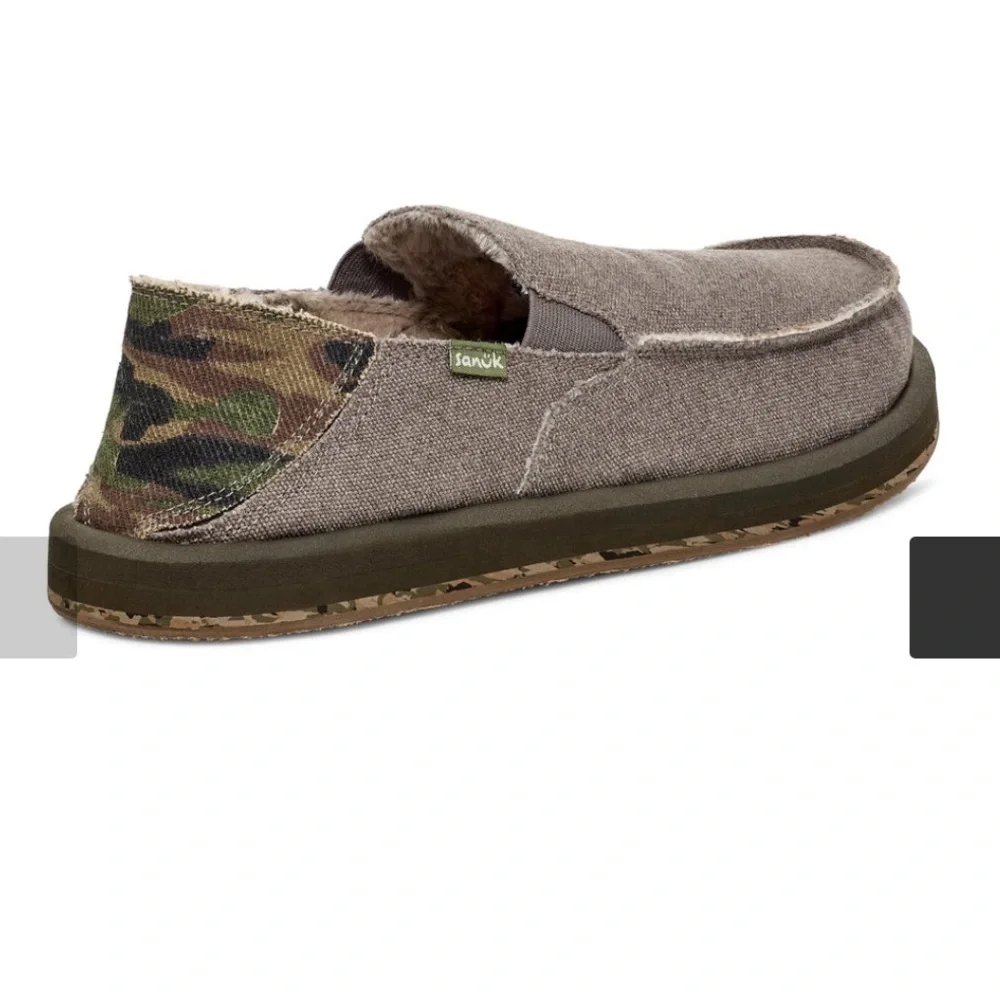 Sanuk Mens Shoes Donny Camo Chill NWT 8
