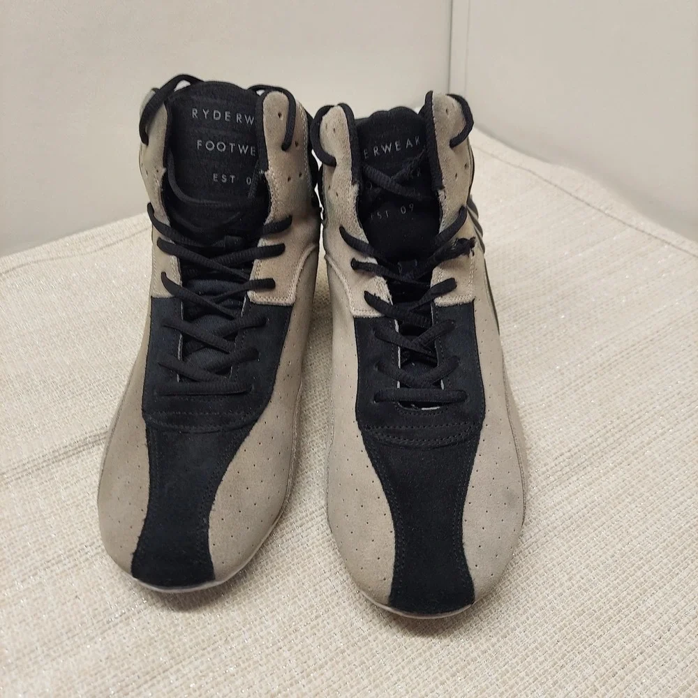 Ryderware Raptor Shoes D-Mak Men's Size 10 Cork Look And Black Detail Hi-top
