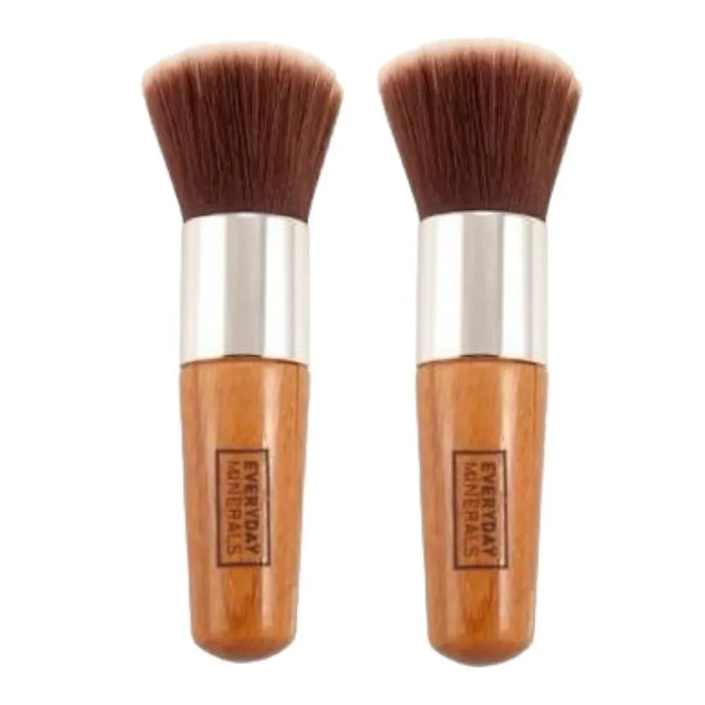 Everyday Minerals Makeup Flat Top Brushes (set of two)