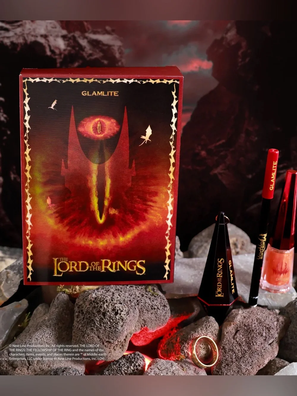The Lord of The Rings x Glamlite Full Collection Including PR Box