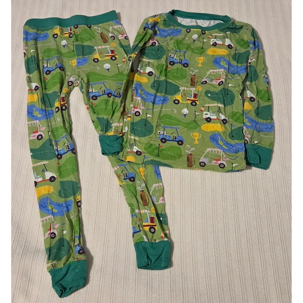 Little Sleepies FairwayFun Golf Bamboo Pajama Set 4T Unisex
