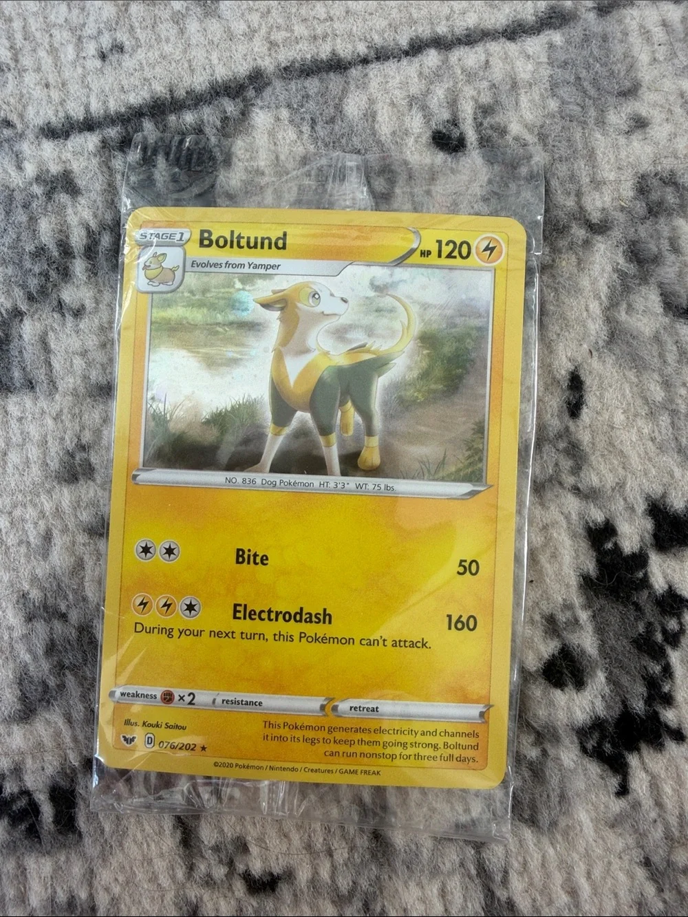 Boltund Knock Out Collections Promo Pack Cosmos Holo Sealed Promo Pack | ✨5/$25✨