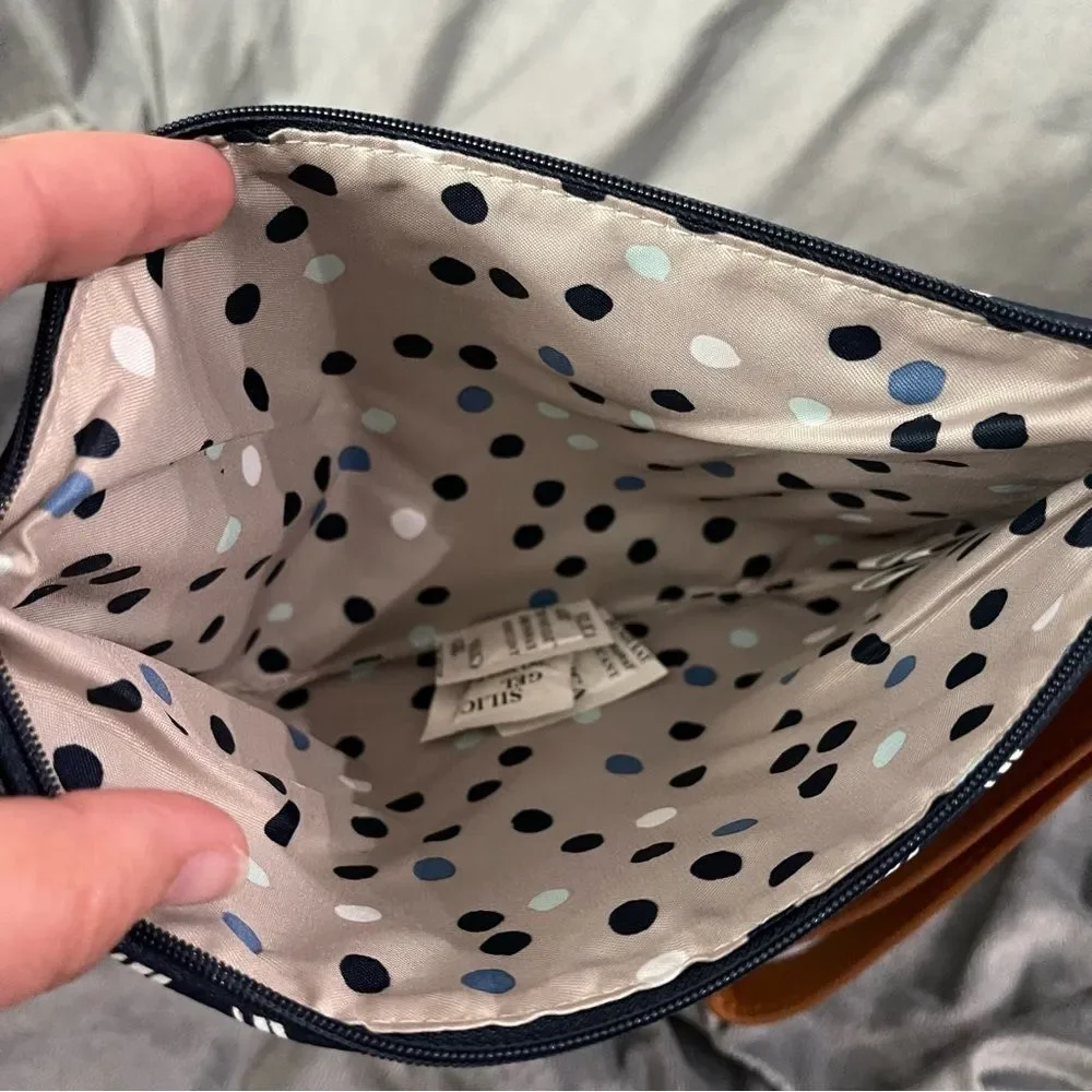 Thirty One Dash of Plaid Rubie Mini Wristlet with Wrist Strap