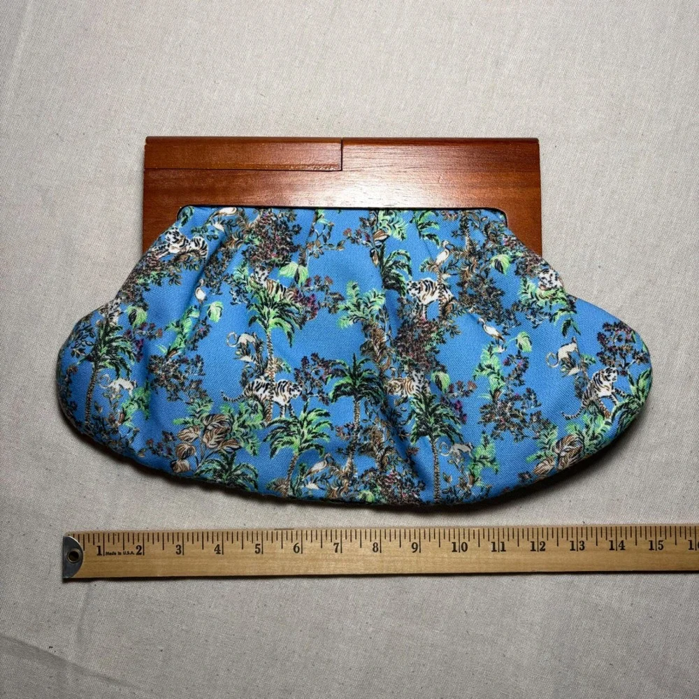 Lilly Pulitzer fabric wood