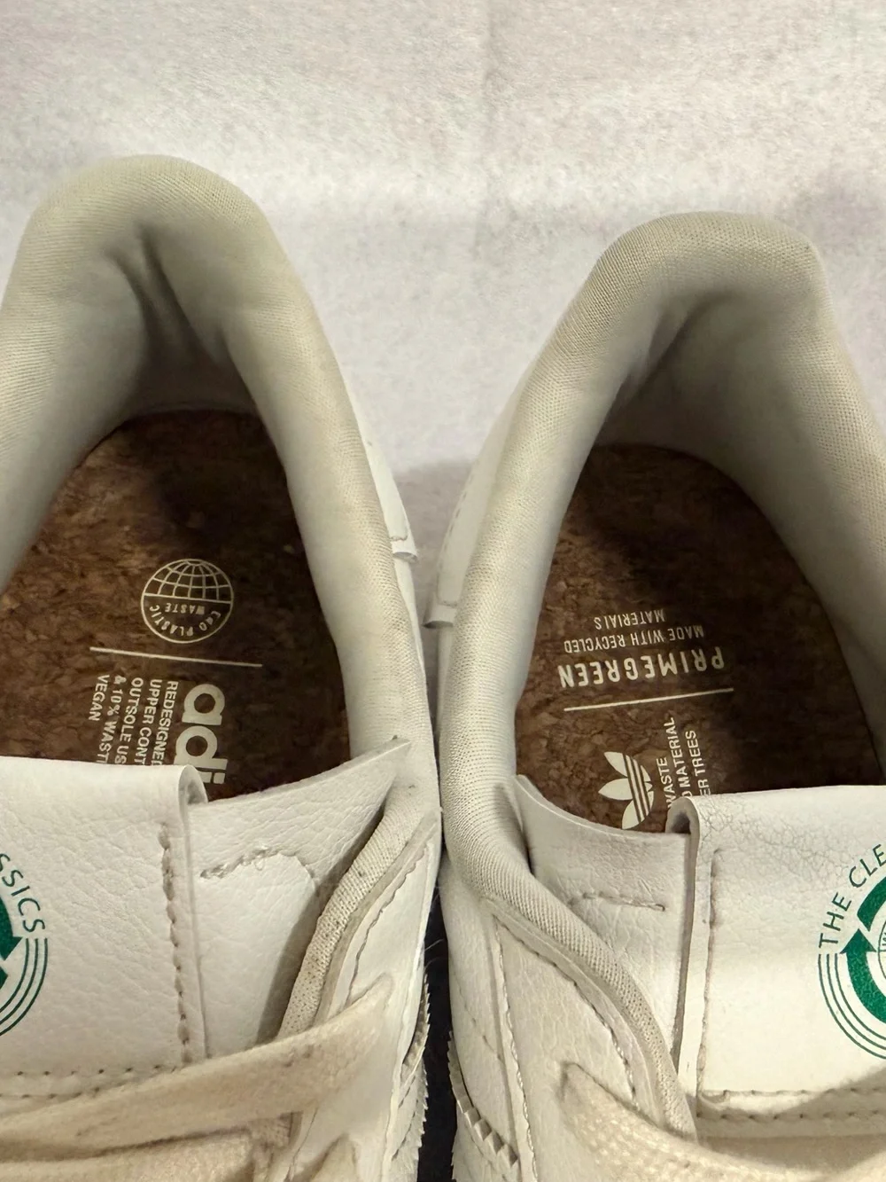 adidas Originals - Clean Classics Superstar Vegan Leather Sneakers - White/Cream