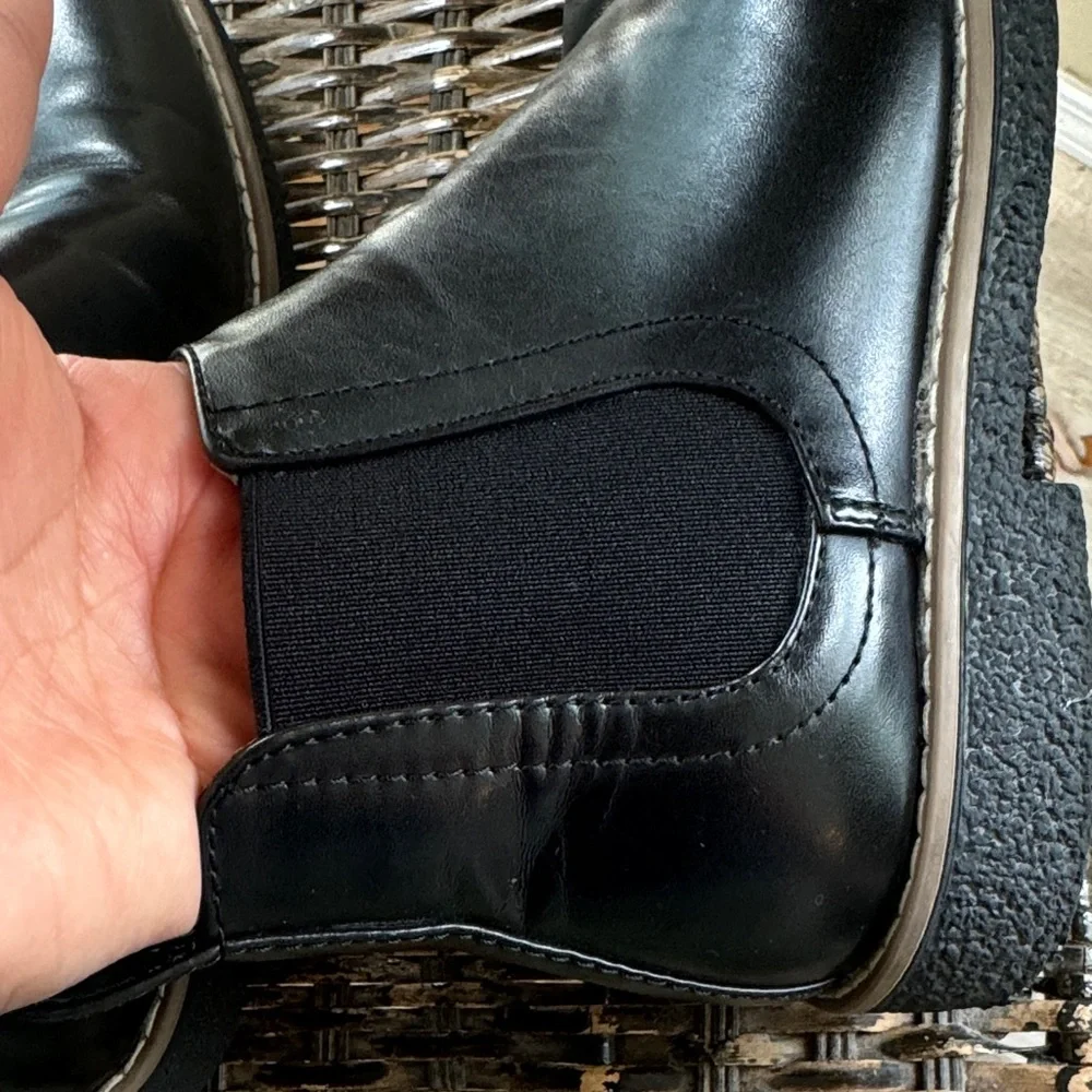 Deer Stags Big‎ Boys Zane black Ankle Boots Kids Size 2
