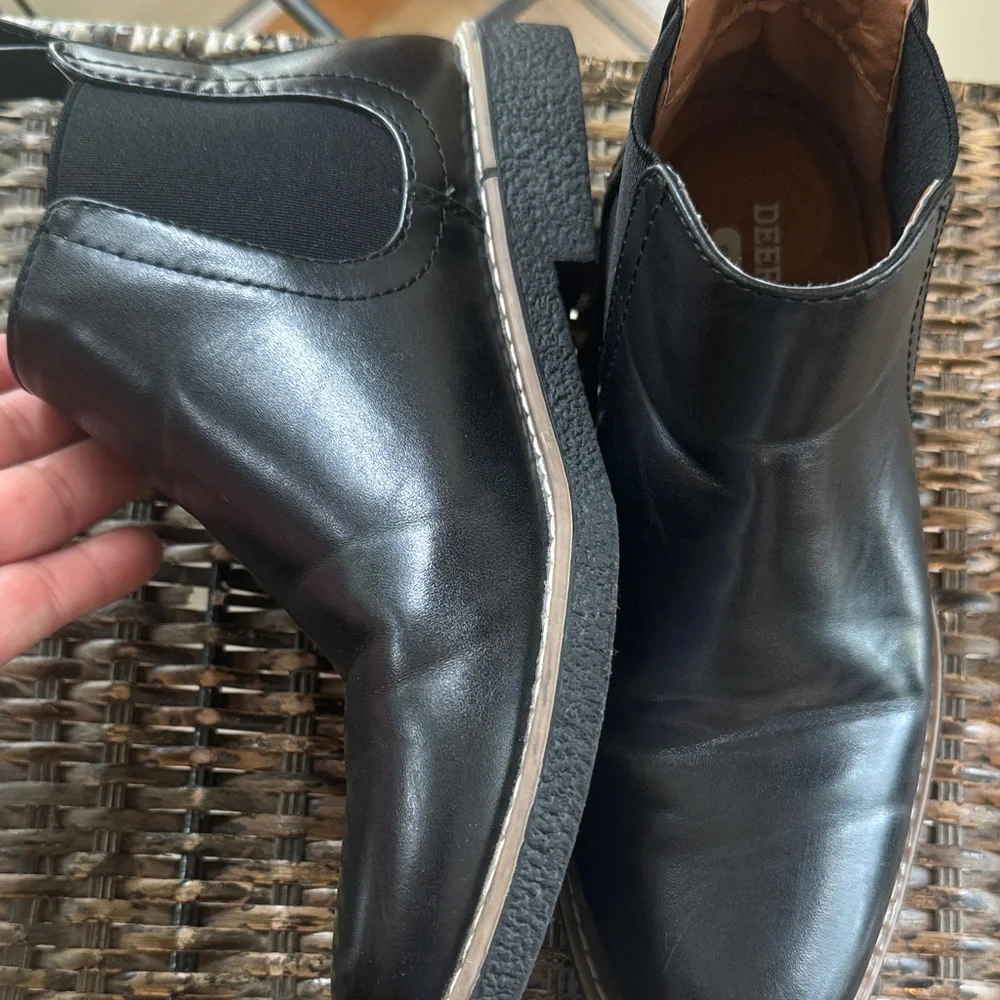 Deer Stags Big‎ Boys Zane black Ankle Boots Kids Size 2
