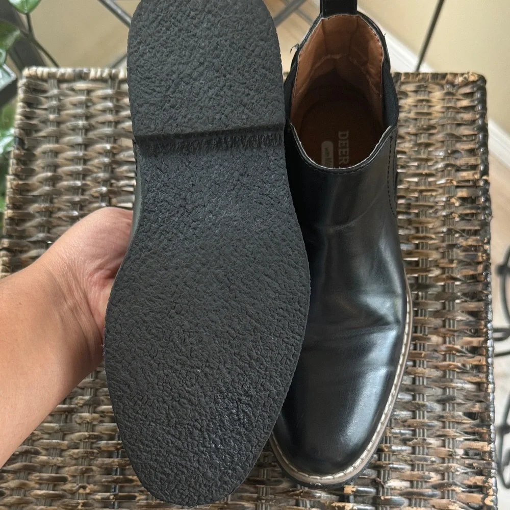 Deer Stags Big‎ Boys Zane black Ankle Boots Kids Size 2