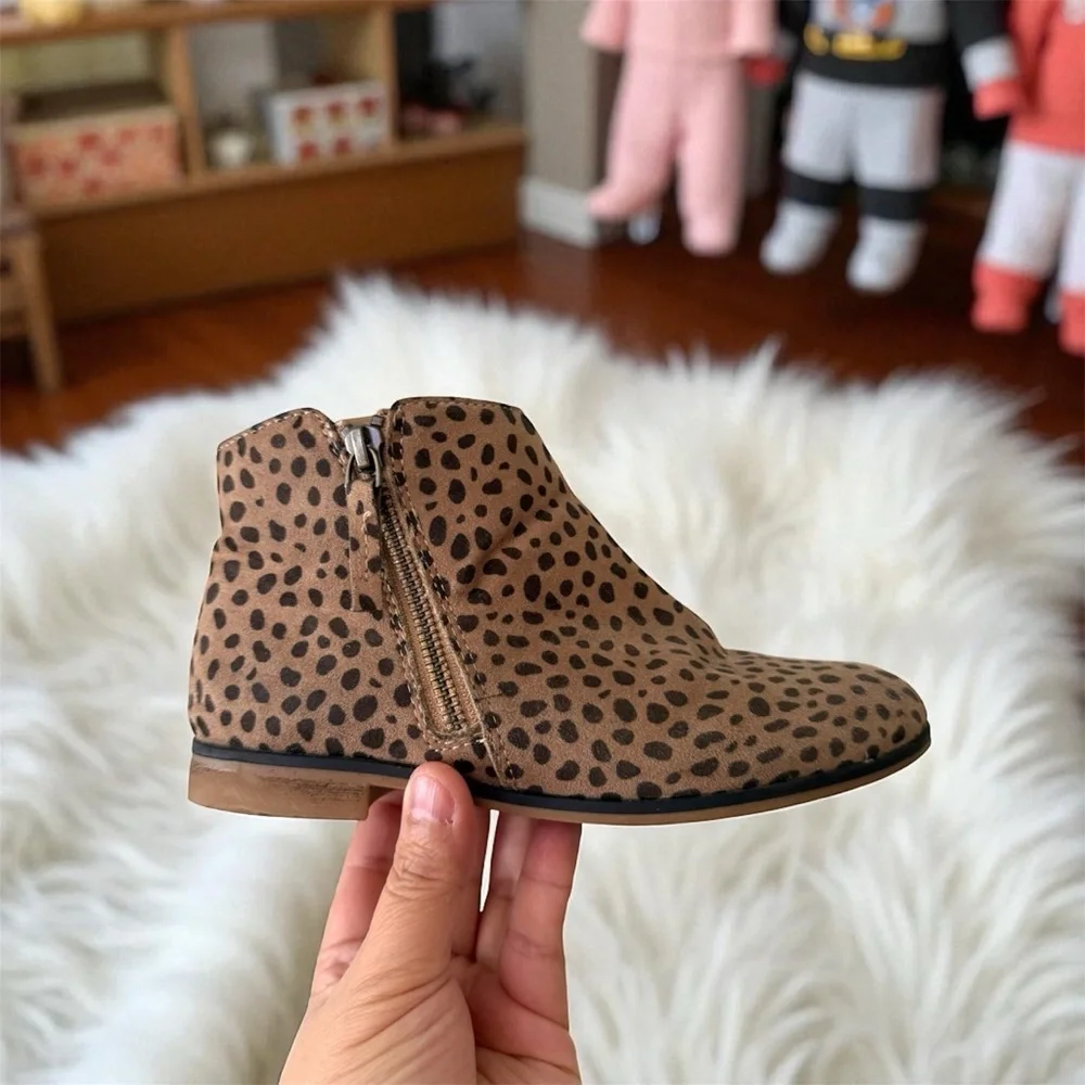 Cat & Jack Girls Shoes Cat And Jack Ankle Booties.  Size 3.