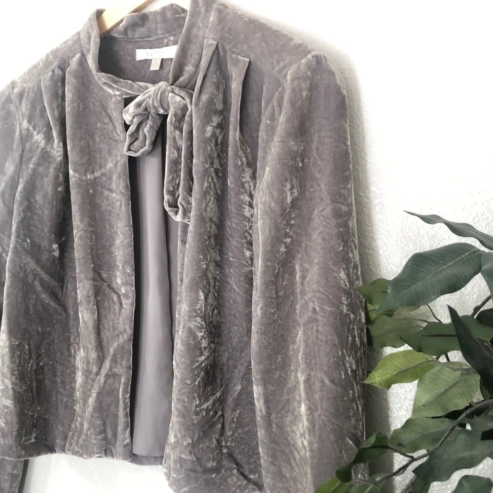 Cropped Wayf Bolero Velvet Jacket