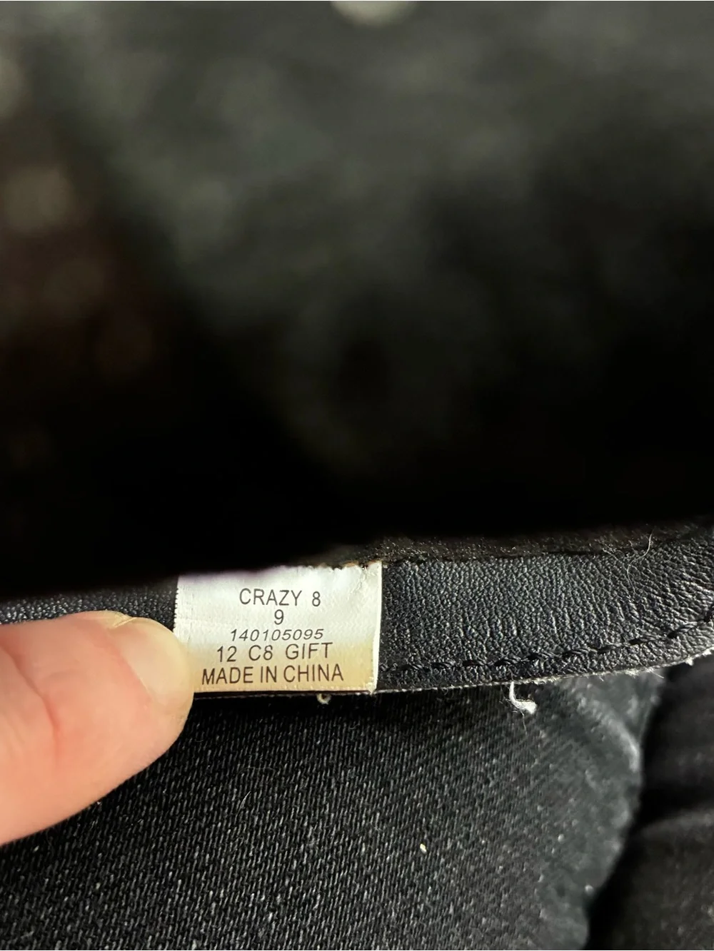 5/$20‎ Crazy 8 Toddler Girls Black Pleather Bow Faux Suede Tall Boots Sz 9 AS IS