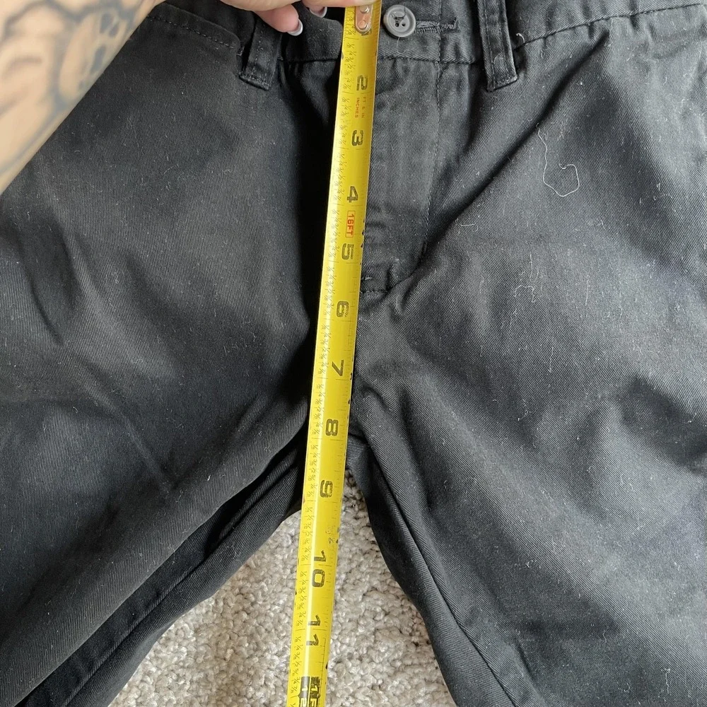 Polo Ralph Lauren Pants Boys 10 Black Chino Twill Cotton Casual Pockets School