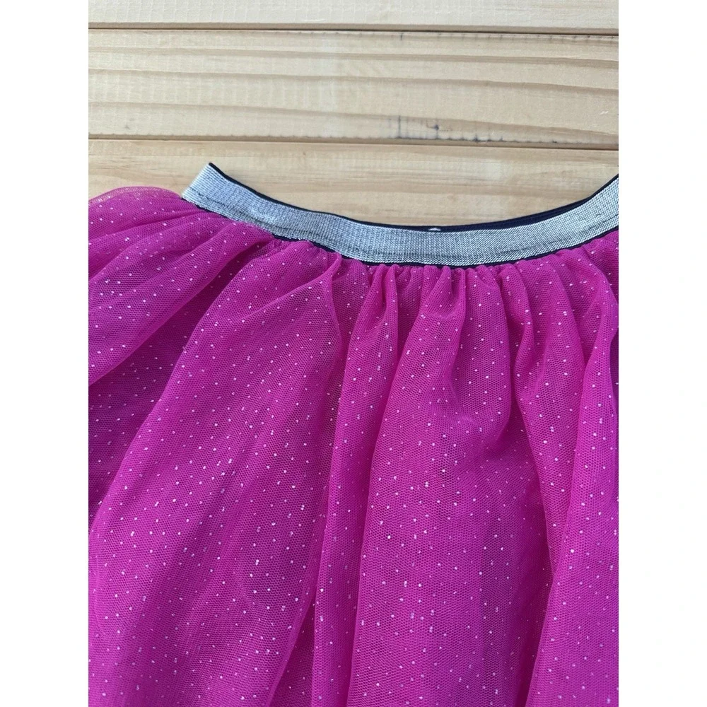 BTWEEN Girl's Sparkly Layered‎ Party Dance Skirt Size 4/5