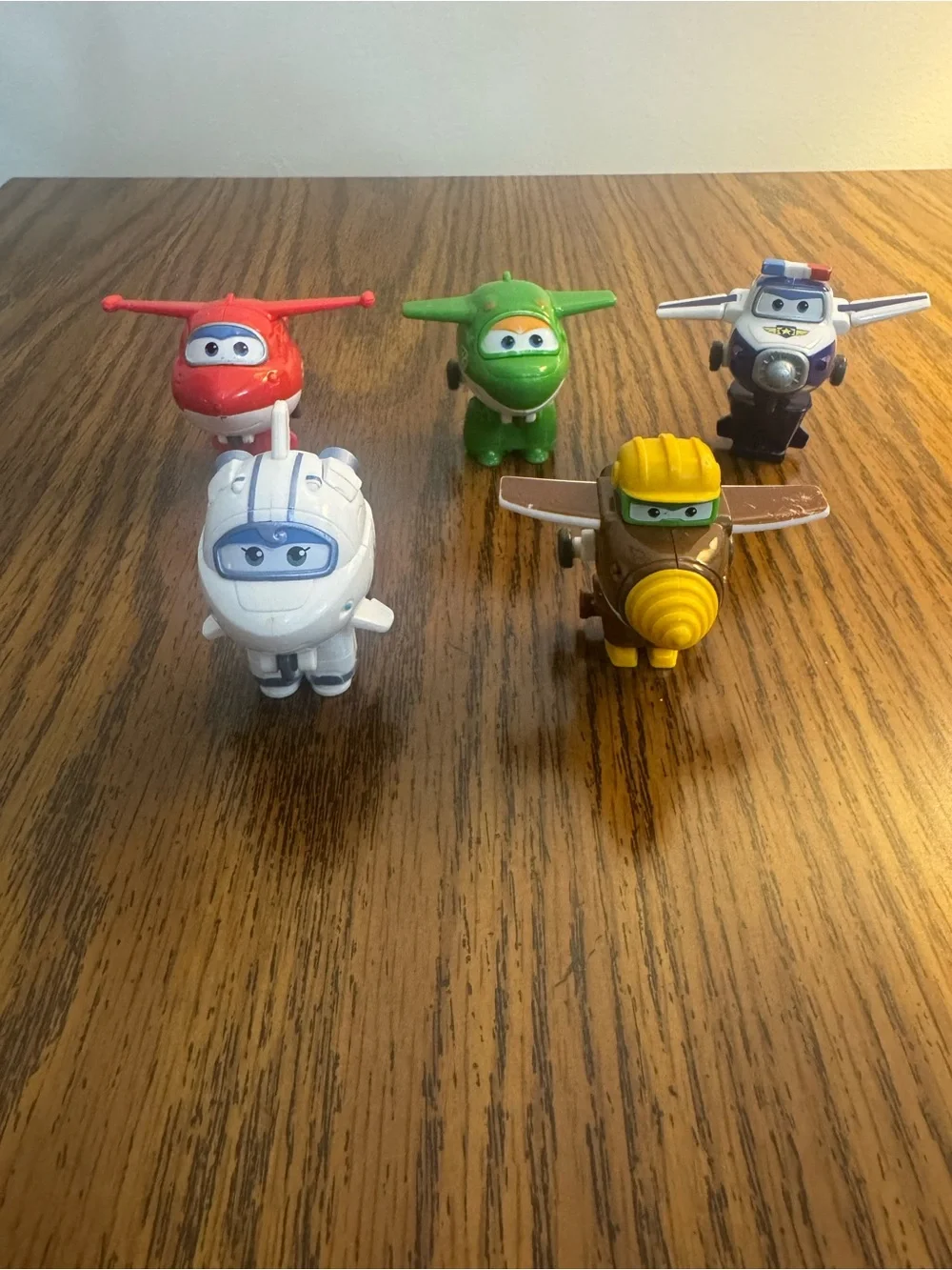 SUPER WINGS Lot of 5 Transforming Jet Toys 2