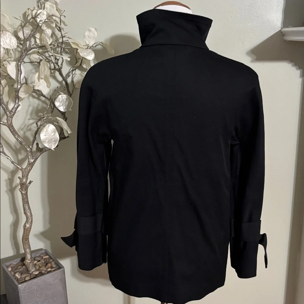 Ann Taylor Black Jacket Winter Cotton Spandex