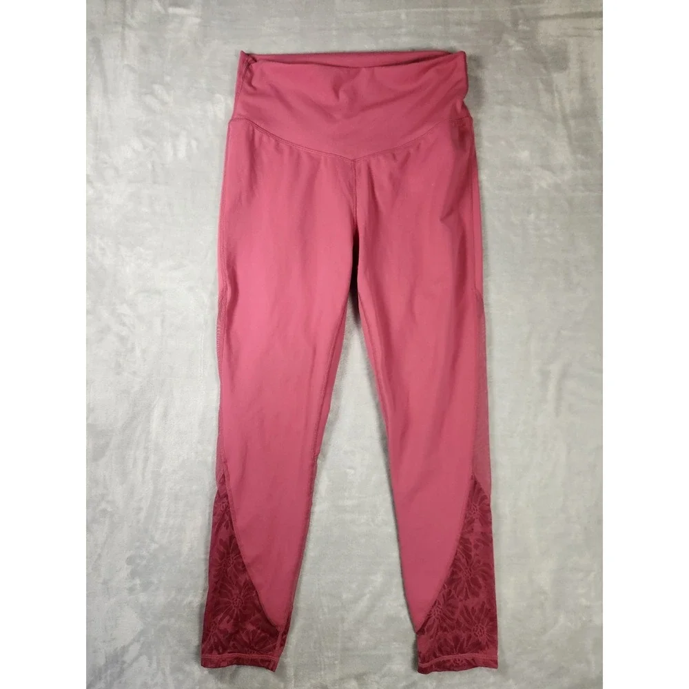 Fabletics Ultra High Waisted Seamless‎ Legging in a Purple Marbled L