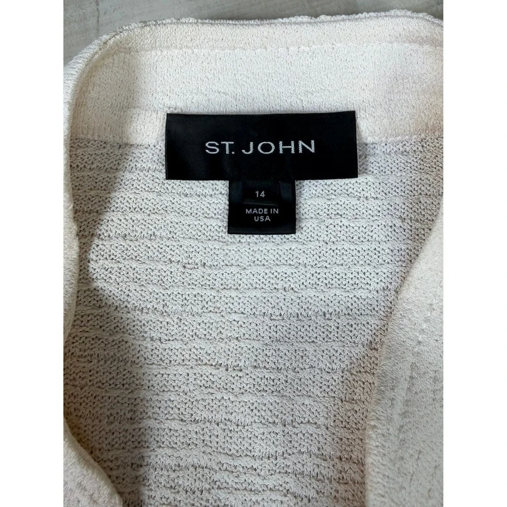 St. John cream knit