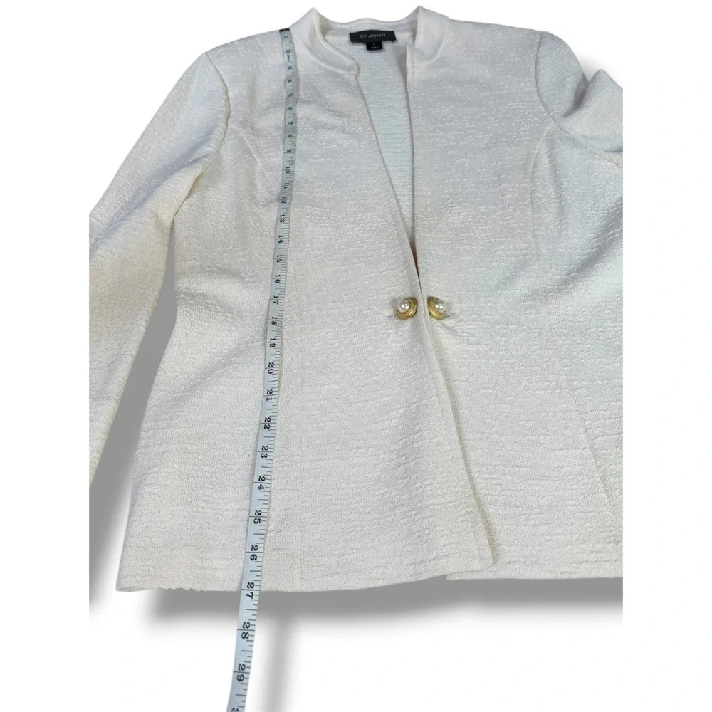 St. John cream knit