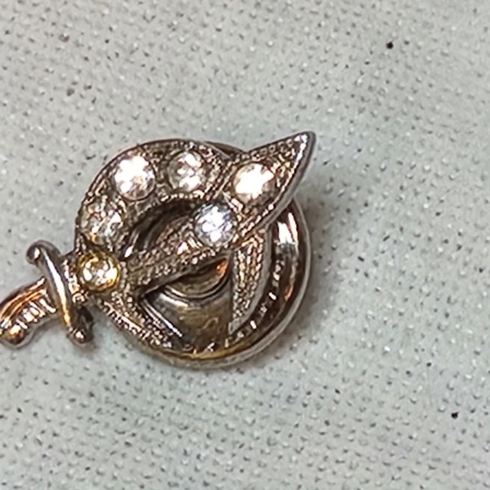 Crescent sterling silver