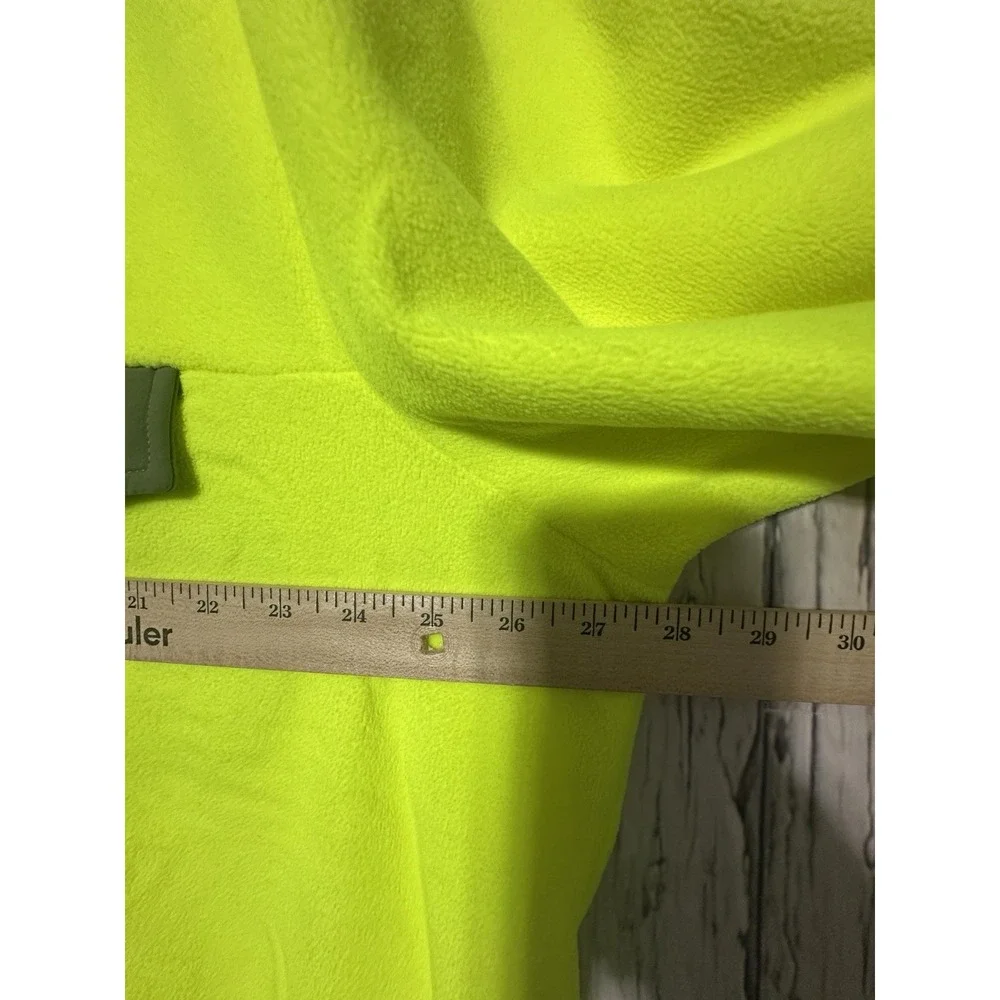 Polo Ralph‎ Lauren Voyager Brush Fleece Men XXL Neon Yellow Solid 1/4 Snap NEW
