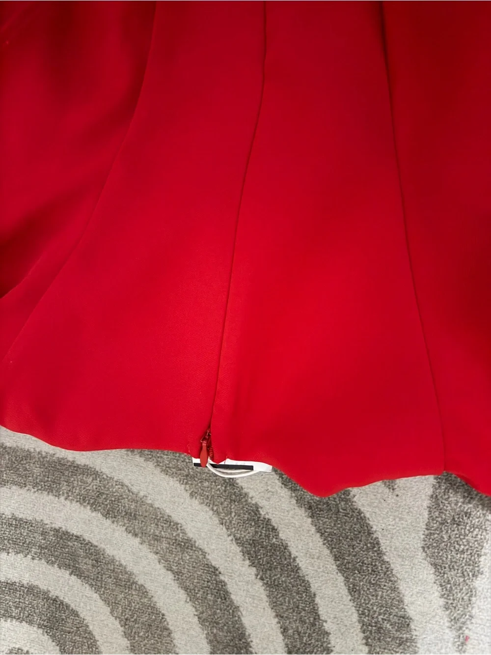 NWT NORDSTROM Chelsea28 Bright Red Midi Dress with Flutter Sleeves
