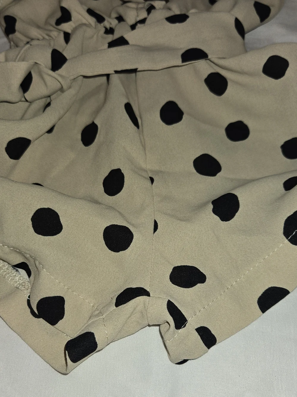 SHEIN beige polka