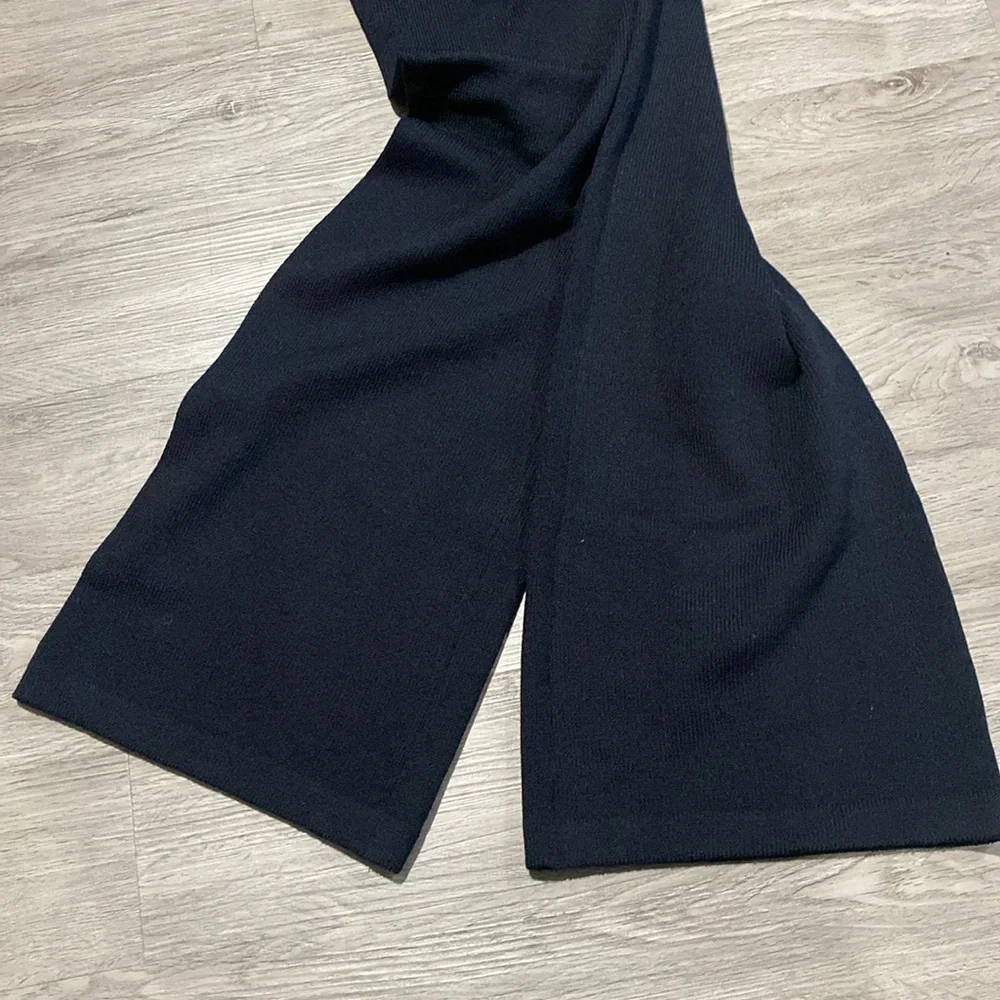 St. John Collection Navy Blue Straight‎ Knit Pants Women’s Size 10