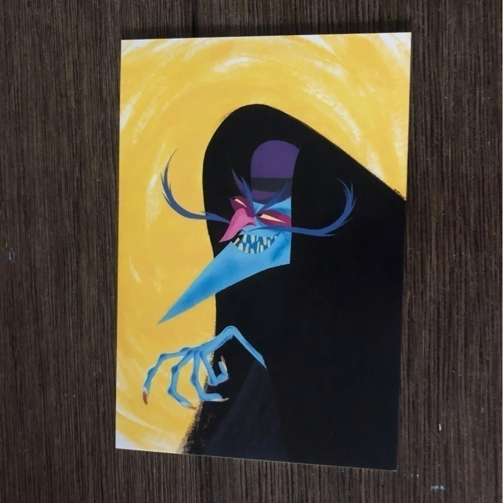 Disney villains postcards
