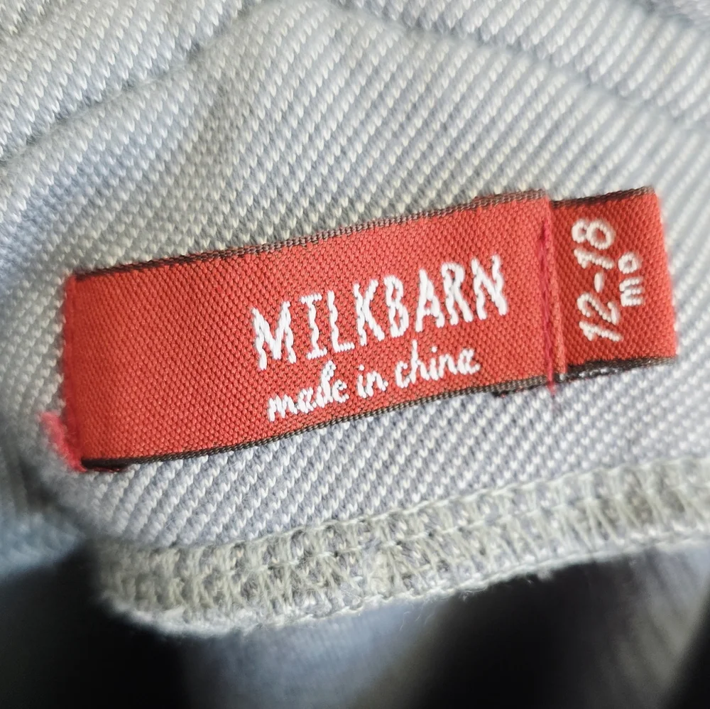 Milkbarn grey pinstripe