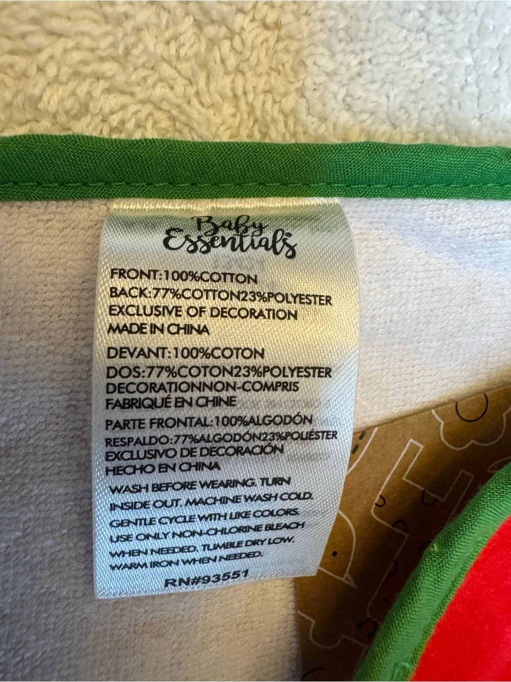Baby Essentials nwt baby