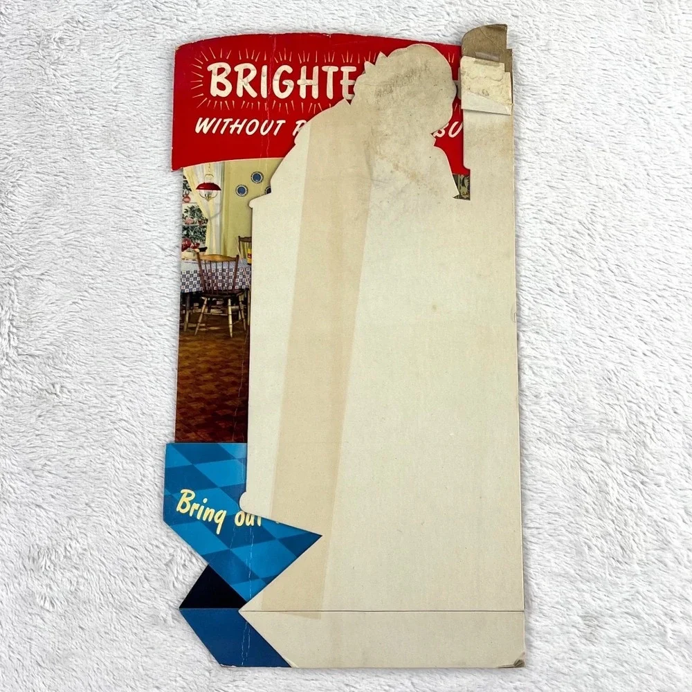 1940s Johnson Glo-Coat Wax Vintage Advertising Sign‎ 21