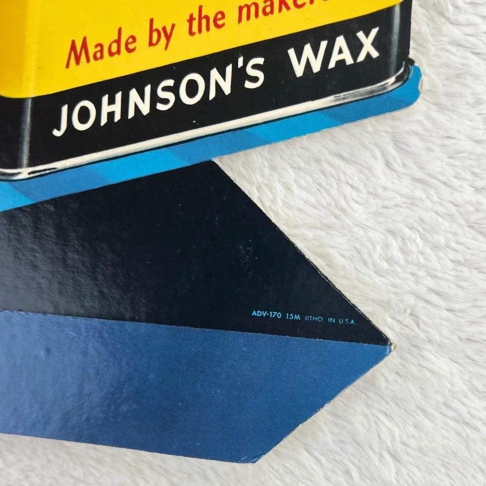 1940s Johnson Glo-Coat Wax Vintage Advertising Sign‎ 21